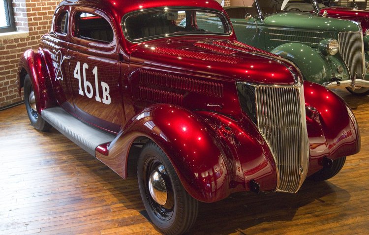 1936 Ford Five-Window Coupe - “Ed Pink Coupe”