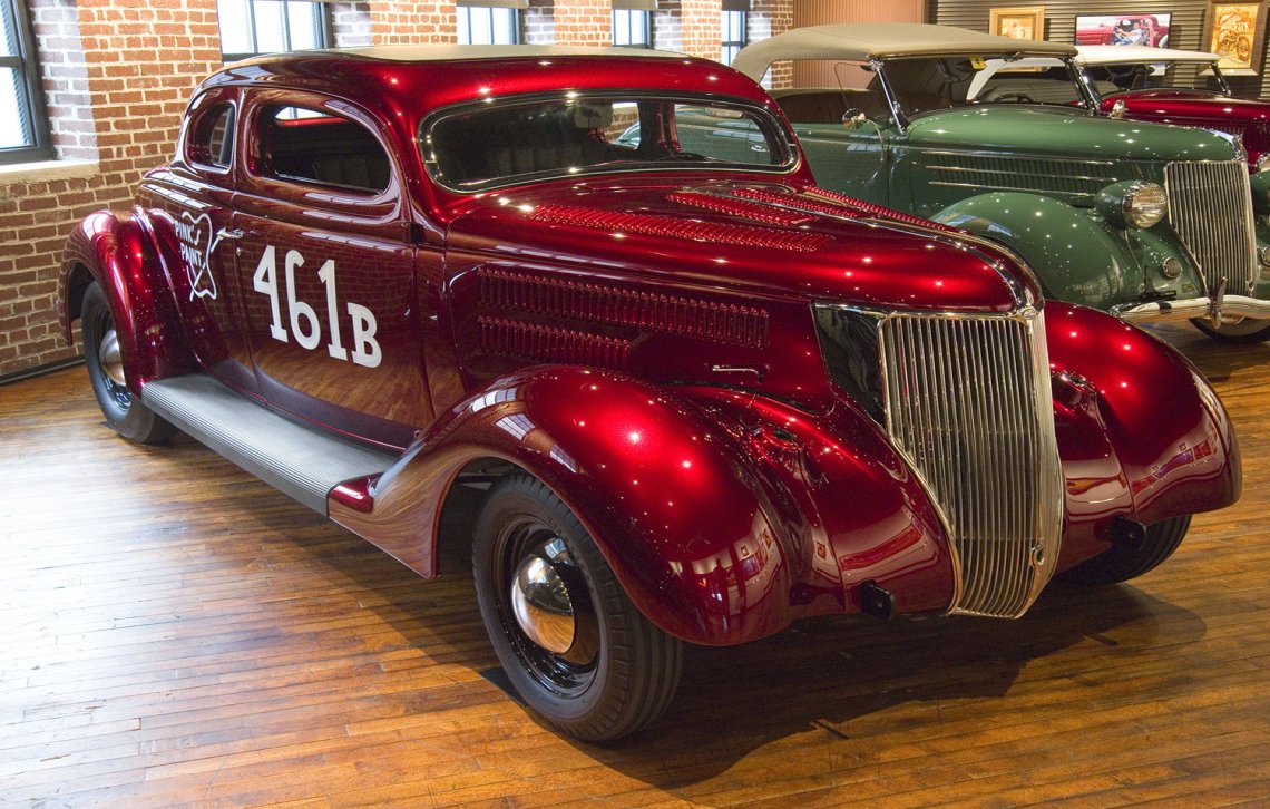1936 Ford Five-Window Coupe - “Ed Pink Coupe”