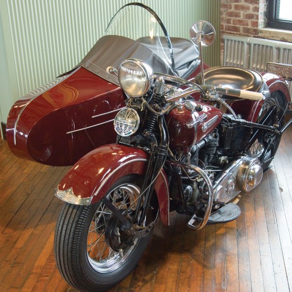 1946 Harley-Davidson “Knucklehead” with Sidecar